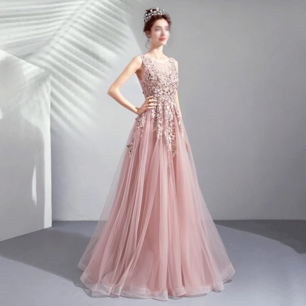 French Light Luxury Evening Dress Celebrity Banquet Gown Feminine Formal Annual Meeting Dress for Women