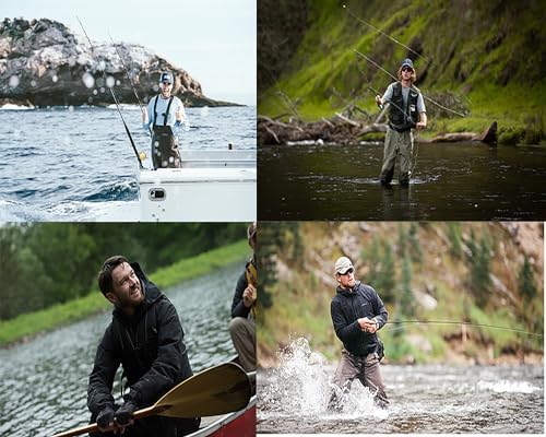 Waterproof Rain Suits for Men & Women, Hi-Vis Rain Jacket & Bib Overalls, Heavy Duty Rain Gear Outdoor Activities.