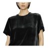 Women's Active Wear Set - Short Sleeve Tee & Athletic Pants Velvet Feel Sport Lounge
