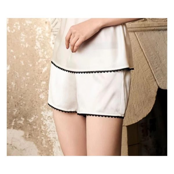 Women's Silk Sleep Set  Halter Vest & Shorts Pajama Premium Quality