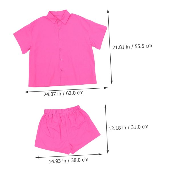 Elegant Women's Short Shirt Set Summer Vacation Shorts Suit Casual Outfit Set for Women
