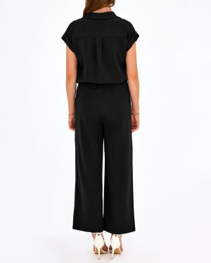 Womens 2 Piece sets Summer Cap Sleeve Tops Palazzo Pants Dressy Casual Vacation Travel Outfits Tracksuits