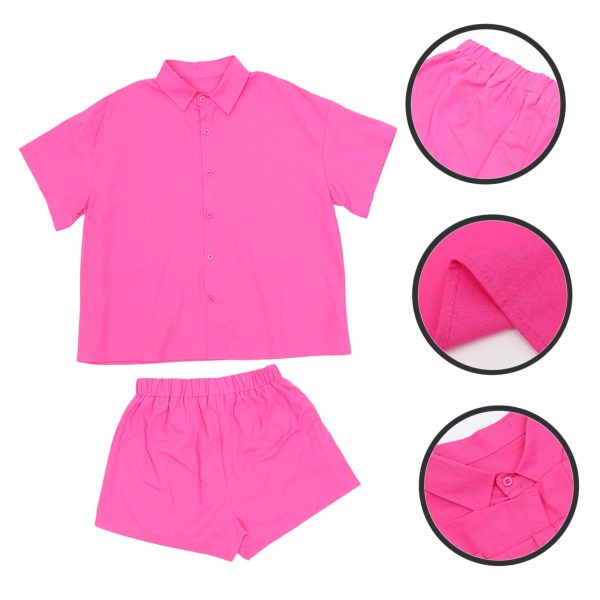 Elegant Women's Short Shirt Set Summer Vacation Shorts Suit Casual Outfit Set for Women
