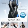 Women's Triathlon Suit One-Piece Sleeveless Tri Suit Padded Quick-Dry Slimming for Running Swimming Cycling