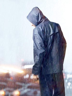 Men's Ultra-lite Waterproof Rain Suit for Golf,Hiking,Travel Running