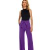 Women's Casual High Waisted Wide Leg Dress Pants with Pockets and Belt