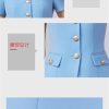 Women's Two-Piece Short-Sleeved Blazer Long Skirt Showing Elegant Temperament