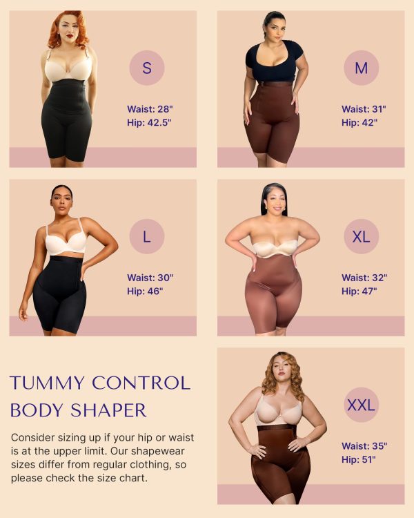 Shapewear For Women Tummy Control High Waisted Body Shaper Shorts Butt Lifting Shapewear Higher Power Panties