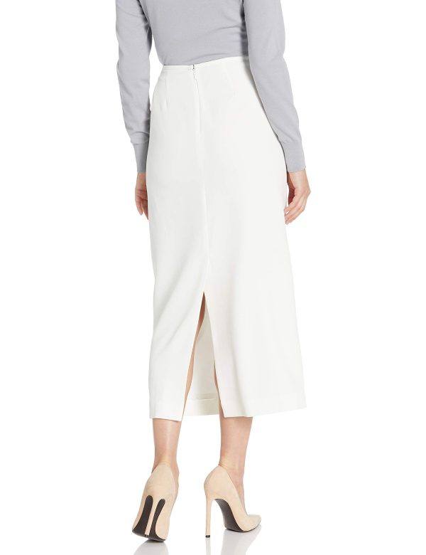 Women's Stretch Crepe Column Skirt