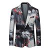 Men’s Spring Autumn Handmade Plaid Suit Casual Business, Stylish Lightweight Jacket for Work and Daily Wear