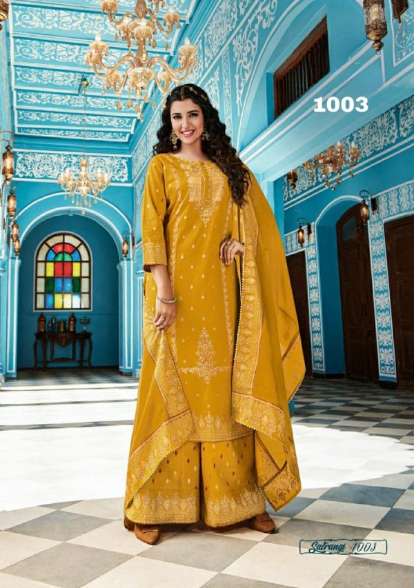 Summer Soft cotton hand work Sharara Suit For Woman Stitched 8159 (3, m)