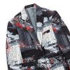 Men’s Spring Autumn Handmade Plaid Suit Casual Business, Stylish Lightweight Jacket for Work and Daily Wear