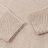 Women's Seamless 100% Wool Sweater, Long Sleeve Crewneck Sweater 2024 Fall Winter Pullover for Women