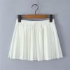 Women's 3-Piece Blazer Suit - Notched Twill Jacket & Bow Waist Pleated Skirt