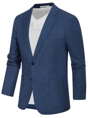Men's Casual Blazer Suit Jackets 2 Button Lightweight Sport Coats