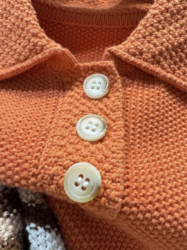 Women's Cotton Casual Set - Colorblock Knit Polo & Shorts