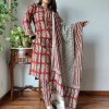 Indian Stylish Black Summer Wear Cotton Suits With Hand Block Print Work For Woman 6448 (5, XL)