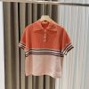 Women's Cotton Casual Set - Colorblock Knit Polo & Shorts